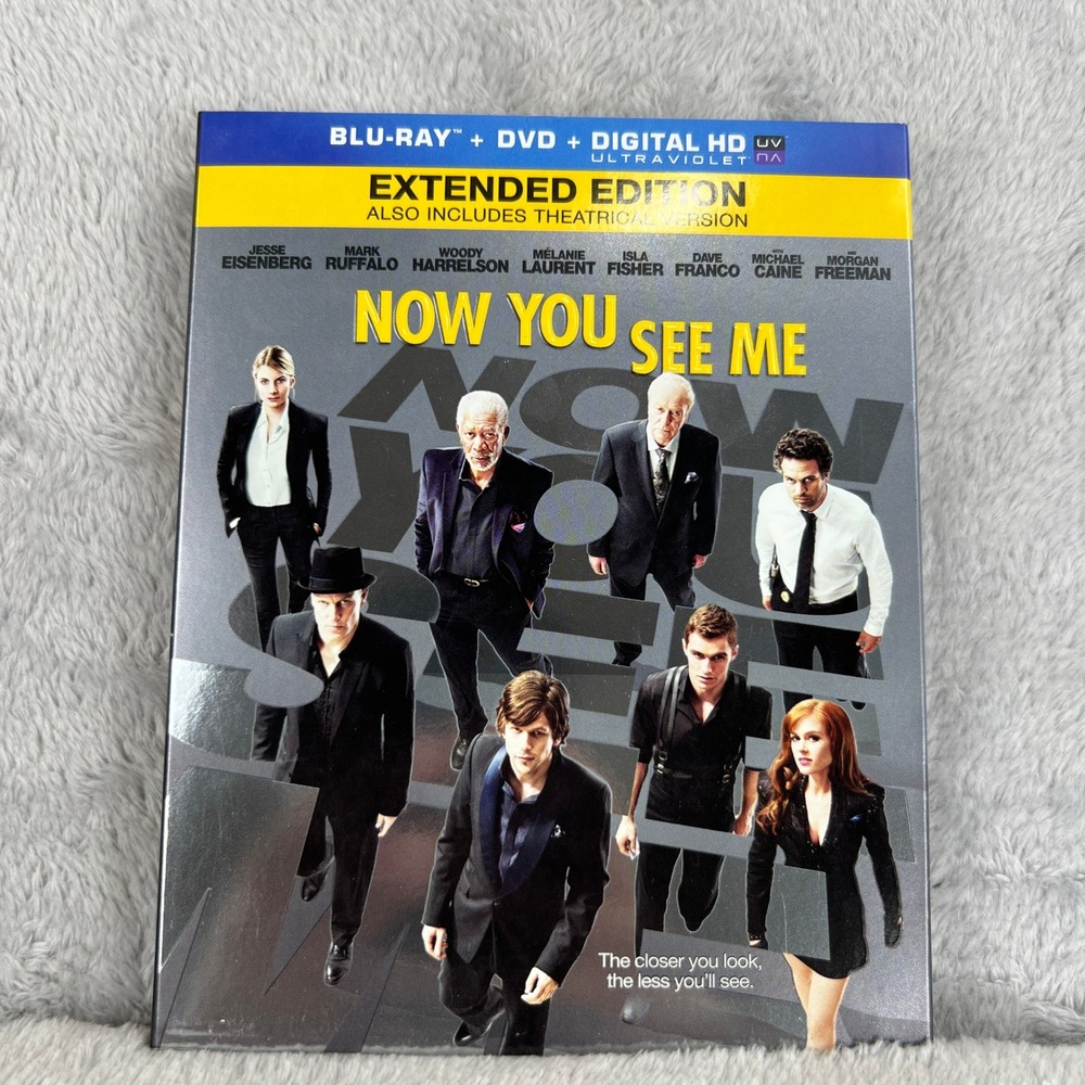 Now You See Me Extended Edition Blu-ray + DVD Multi-Format New Sealed Movie